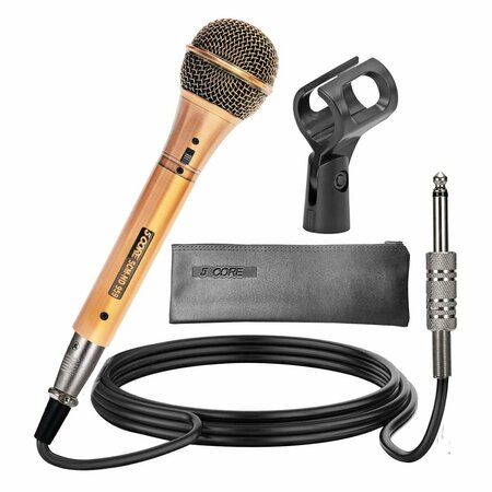 5 CORE 5 Core Handheld Microphone For Singing - Dynamic Neodymium Cardioid Unidirectional Vocal Metal Mic ND-959 Elantra